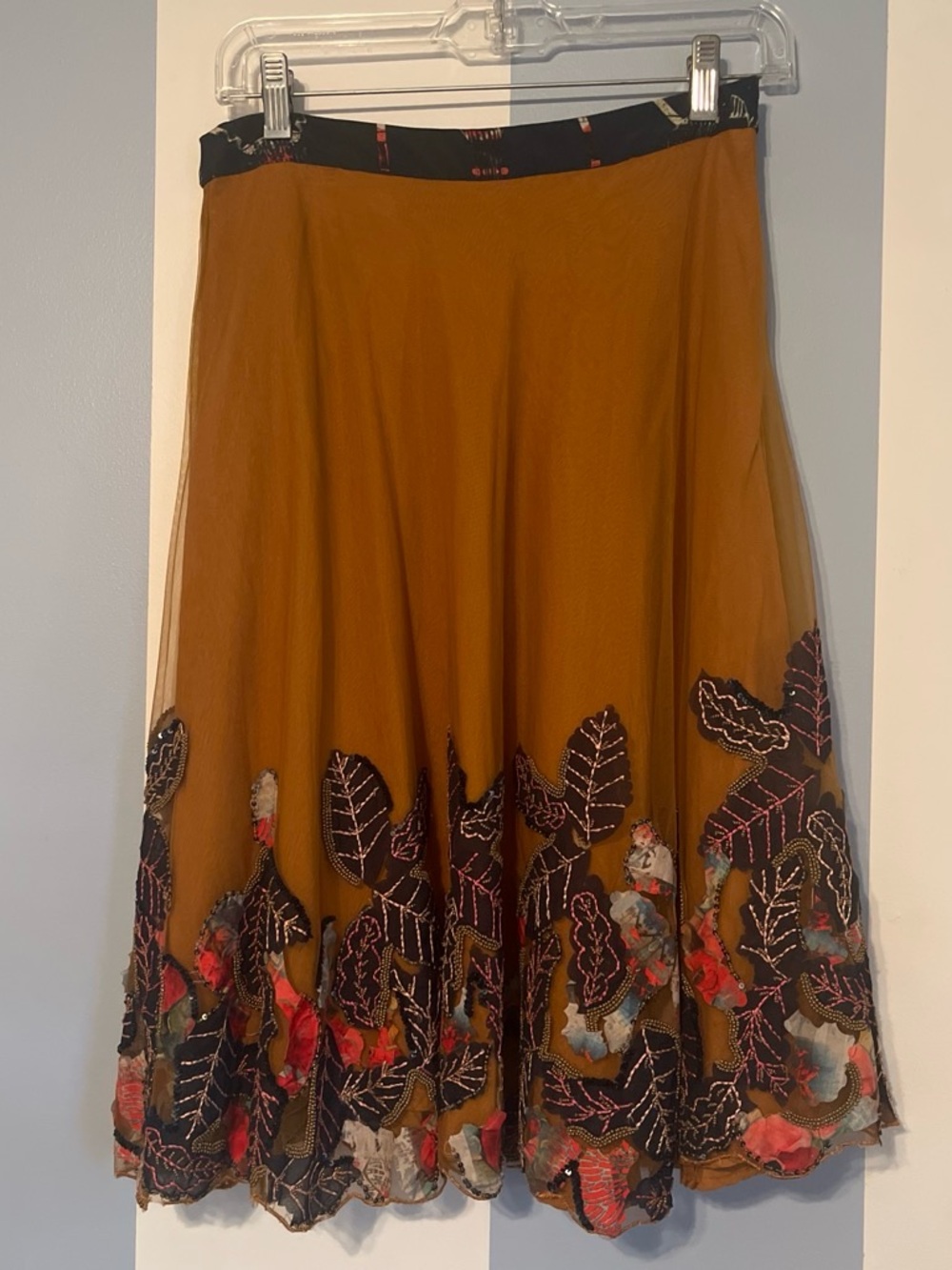 Anthropologie Sitta Tulle Skirt, Bhanuni by Jyoti, Size 6